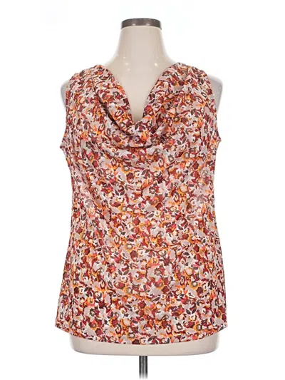 Pre-owned Izod Sleeveless T-shirt In Orange