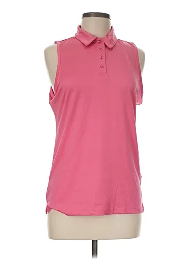 Pre-owned Izod Sleeveless T-shirt In Pink