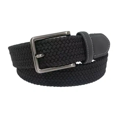 Izod Stretch Braid Mens Belt In Black