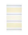 Izod Stripe Beach Towel, 40" X 70" In Yellow,grey