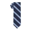 Izod Striped Tie In Blue