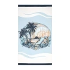Izod Sun's Beach Towel In Blue