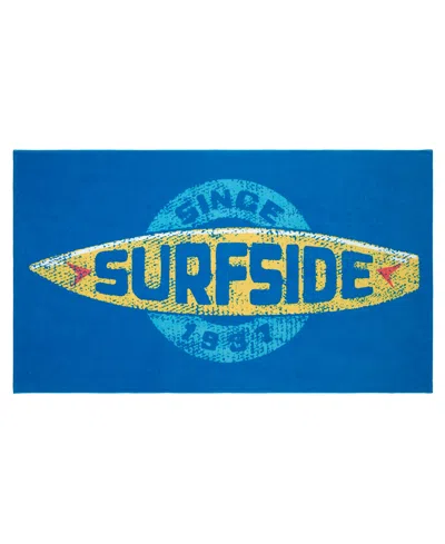 Izod Surfside Beach Towel, 40" X 70" In Blue
