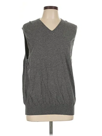 Pre-owned Izod Sweater Vest In Gray