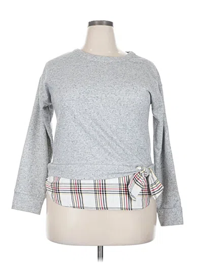 Pre-owned Izod Sweatshirt In Gray