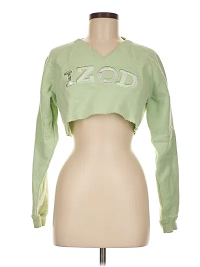 Pre-owned Izod Sweatshirt In Green