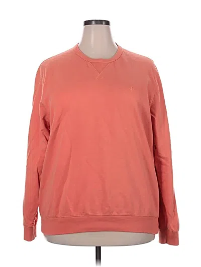 Pre-owned Izod Sweatshirt In Orange