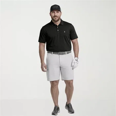 Izod Swingflex Mens 10 1/2" Big And Tall Stretch Fabric Quick Dry Chino Short In White