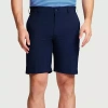 Izod Swingflex Mens 9 1/2" Stretch Fabric Quick Dry Cargo Short In Blue