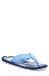Izod T-shirt Print Flip Flop In Blue