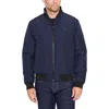Izod Tech Racer Bomber Jacket In Blue