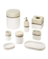 Izod Tidal Decorative Bath Accessory Set In Sand