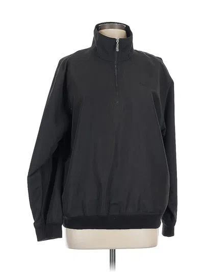 Pre-owned Izod Track Jacket In Black
