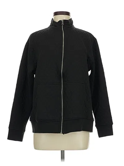 Pre-owned Izod Track Jacket In Black
