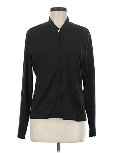 Pre-owned Izod Track Jacket In Black