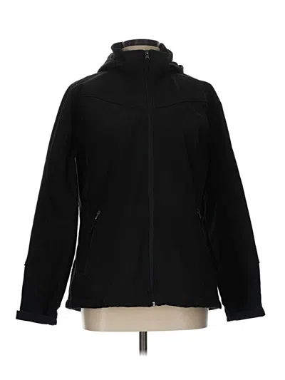 Pre-owned Izod Track Jacket In Black