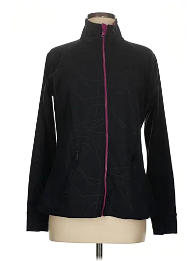 Pre-owned Izod Track Jacket In Black