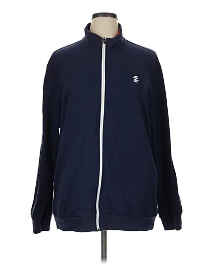 Pre-owned Izod Track Jacket In Blue