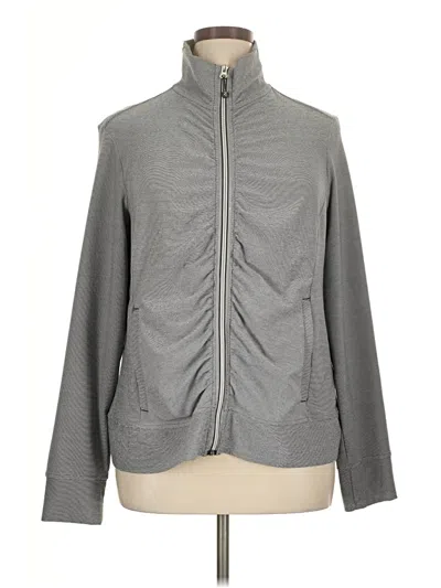 Pre-owned Izod Track Jacket In Gray