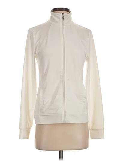Pre-owned Izod Track Jacket In Ivory