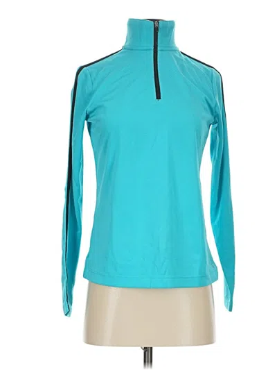 Pre-owned Izod Track Jacket In Teal