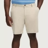 Izod Traveler Mens 9 1/2" Big And Tall Stretch Fabric Chino Short In Neutral