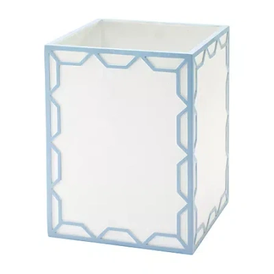 Izod Trellis Trash Can In Blue