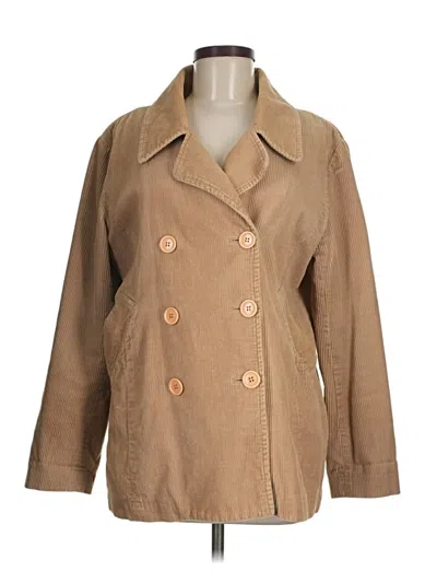 Pre-owned Izod Trenchcoat In Brown