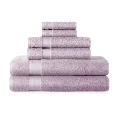 Izod Turkish Cotton Bath Towel In Purple