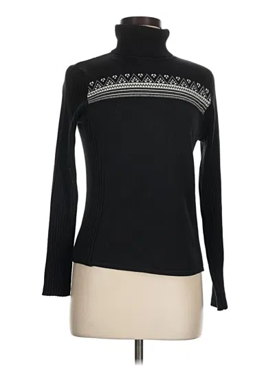 Pre-owned Izod Turtleneck Sweater In Black