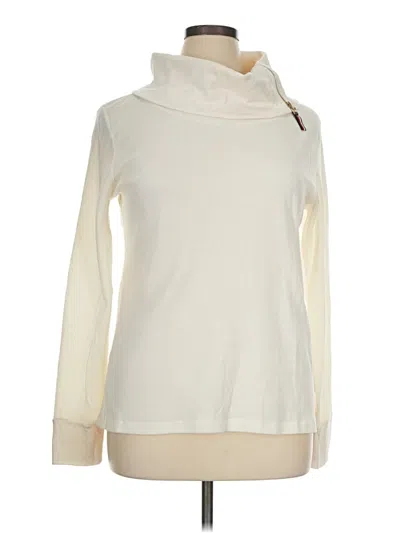 Pre-owned Izod Turtleneck Sweater In Ivory