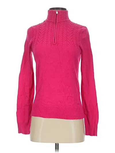 Pre-owned Izod Turtleneck Sweater In Pink