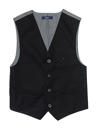 Pre-owned Izod Kids' Tuxedo Vest In Black