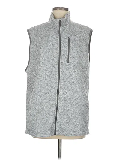 Pre-owned Izod Vest In Gray