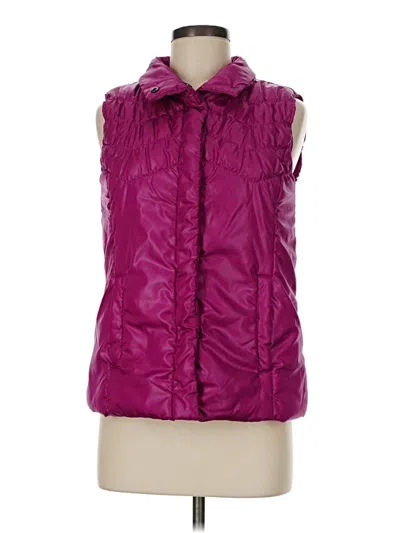 Pre-owned Izod Vest In Purple
