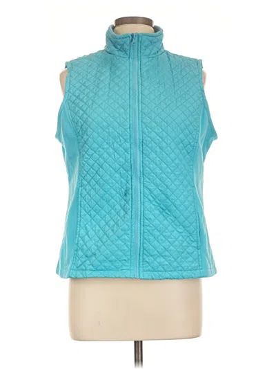 Pre-owned Izod Vest In Teal