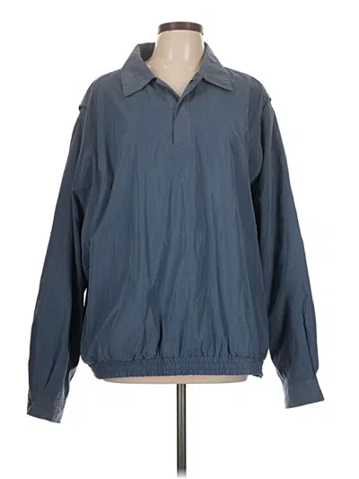 Pre-owned Izod Windbreaker Jacket In Blue