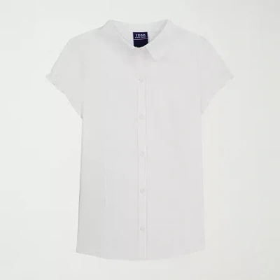 Izod Womens Juniors Blouse In Gold