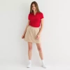 Izod Womens Juniors Scooter Skirt In Neutral