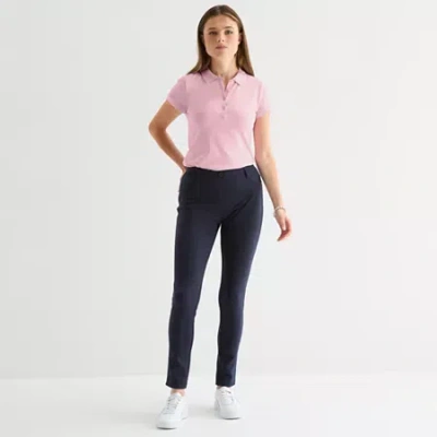 Izod Womens Juniors Skinny Pull-on Pant In Blue