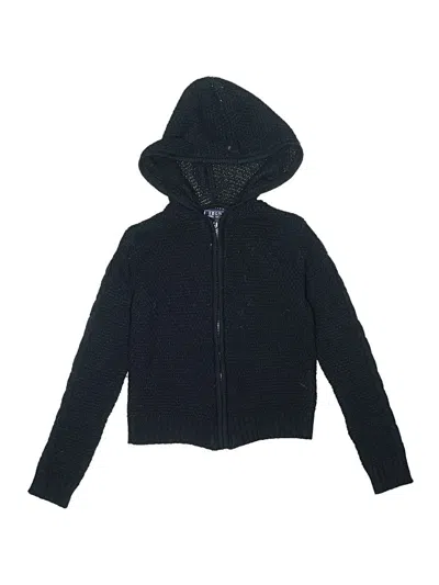 Pre-owned Izod Kids' Zip Up Hoodie In Black