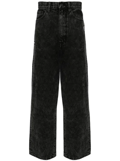 Izzue Stud-embellished Straight-leg Jeans In Bkx