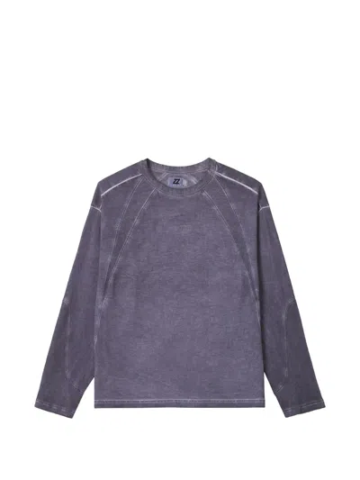Izzue Acid-wash Panelled Sweatshirt In Multi