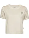 Izzue Appliqué Logo T-shirt In Brown