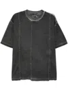 Izzue Asymmetric Hem T-shirt In Grey