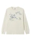 Izzue Bear-print Long-sleeve T-shirt In White