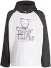 Izzue Bear Sketch-print Hoodie In Grau