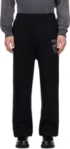 Izzue Black Relaxed-fit Sweatpants In Bkx