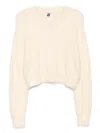 Izzue Brushed Jumper In Neutral
