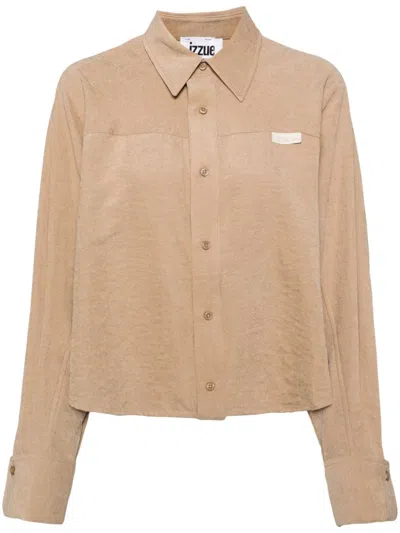 Izzue Button-up Long-sleeves Shirt In Neutrals